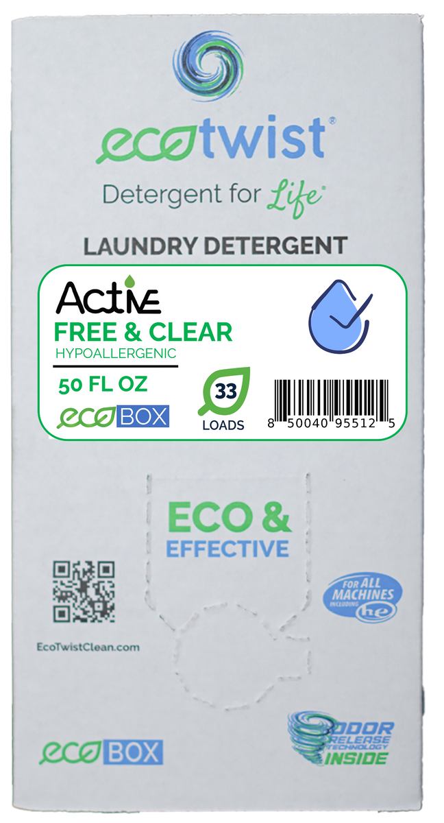 EcoTwist | Laundry Detergent - Active - Free & Clear – EcoTwist Store