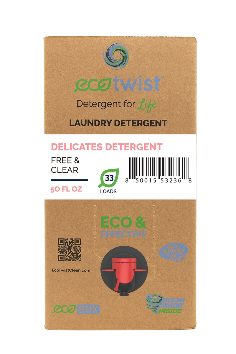 EcoTwist Laundry Detergent Delicates Free & Clear EcoTwist Store