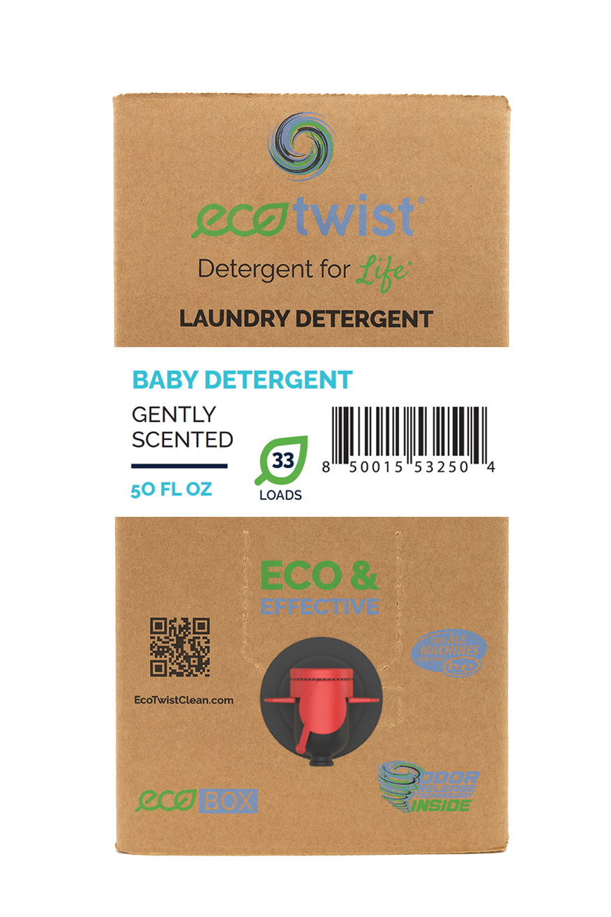 EcoTwist Laundry Detergent Baby Gently Scented EcoTwist Store